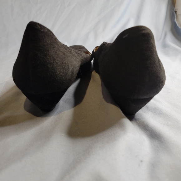 Amalfi women's black suede leather loafers - Picture 4 of 16